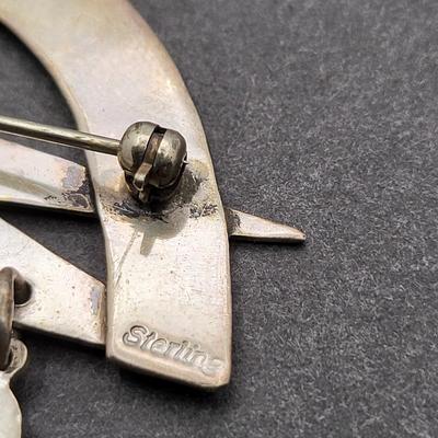 Articulated Mermaid & Birds Sterling Silver Jewelry 29.8gr