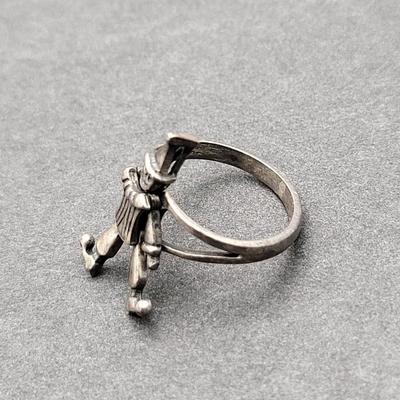 Vintage Sterling Silver Clowns Jewelry 24gr
