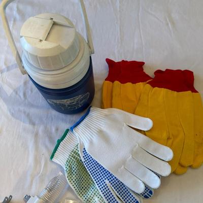 Work gloves and night lights