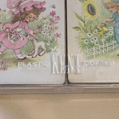 Vintage Little lamb Playing cards