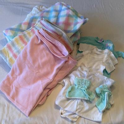 Baby blankets and clothes