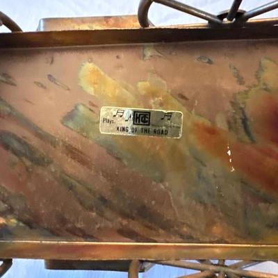 Vintage Copper/Tin Music Box Classic