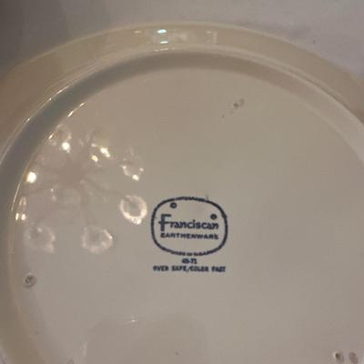 1970’s Franciscan Earthenware Set, Floral Pattern