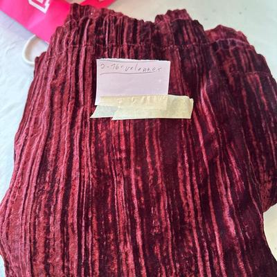 Maroon curtains 76 inch valance