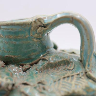 Sculpted Frog Vase Decor