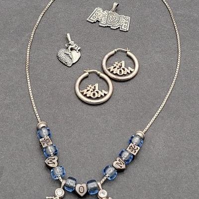 Various Mother's Sterling Jewelry 32gr