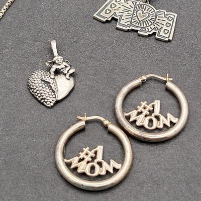 Various Mother's Sterling Jewelry 32gr