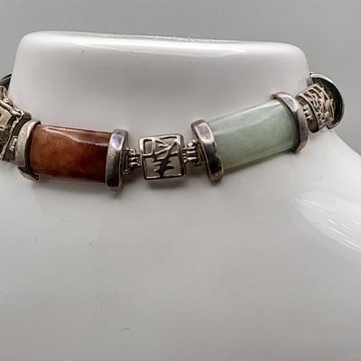 Semi-Precious Stone 925 Bracelet 17.6gr