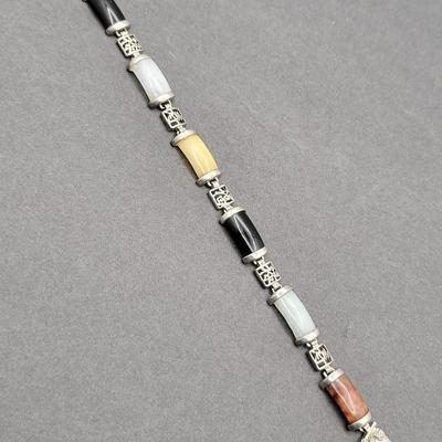 Semi-Precious Stone 925 Bracelet 17.6gr
