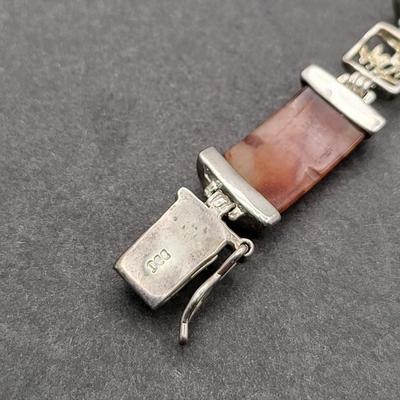 Semi-Precious Stone 925 Bracelet 17.6gr