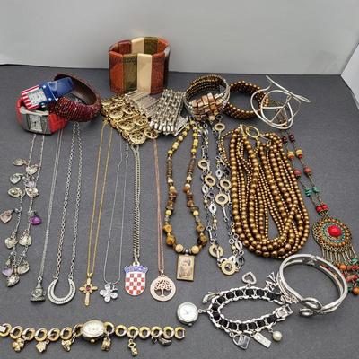 Massive Fashion Costume Jewelry Lot