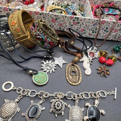 Massive Fashion Costume Jewelry Lot