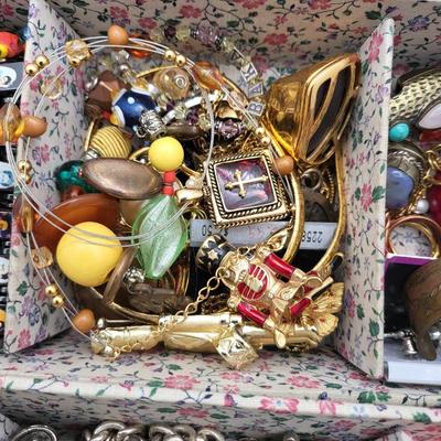 Massive Fashion Costume Jewelry Lot