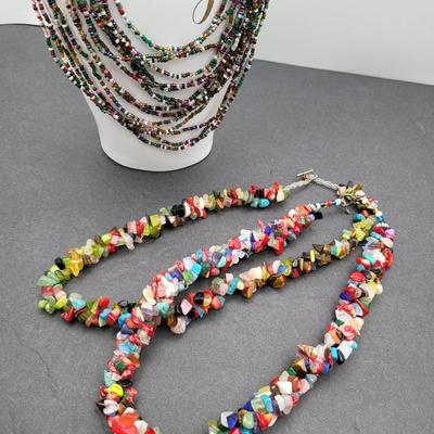 Handcrafted Glass Bead Necklaces Bracelets