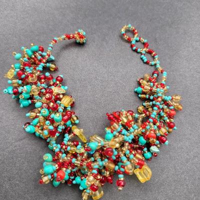 Handcrafted Glass Bead Necklaces Bracelets