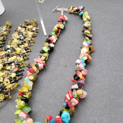 Handcrafted Glass Bead Necklaces Bracelets