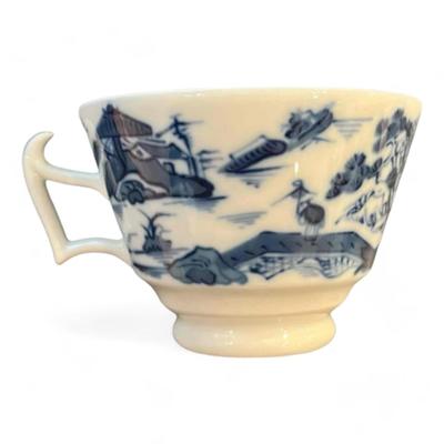Mottahedeh Cobalt Blue Cantonese Teacups Set Of 6