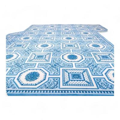 Exquisite Custom Blue And White Rug - A Rare Treasure Investment Purchased For $30 000