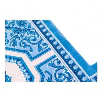 Exquisite Custom Blue And White Rug - A Rare Treasure Investment Purchased For $30 000