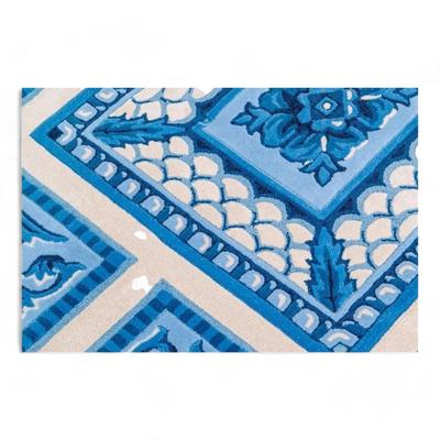 Exquisite Custom Blue And White Rug - A Rare Treasure Investment Purchased For $30 000