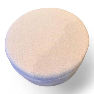 Round Cream Boucle Storage Ottoman - Versatile Coffee Table Or Seating