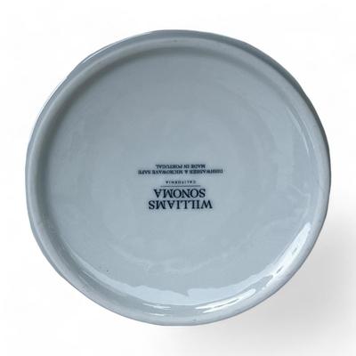 Limited Edition Williams Sonoma White Nautical Maritime Compass Serve Bowl Set 1 Large Bowl & 4 Small Bowls, Brand New
