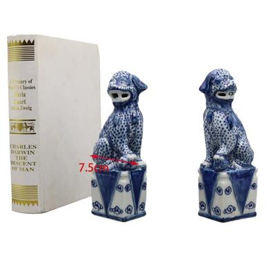 Pair Of Foo Dogs Fu Dogs Buddha Dogs Guardian Dogs Ceramic Sculpture Home Decoration