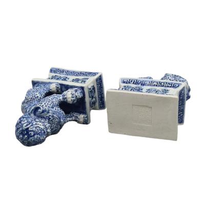 Pair Of Foo Dogs Fu Dogs Buddha Dogs Guardian Dogs Ceramic Sculpture Home Decoration