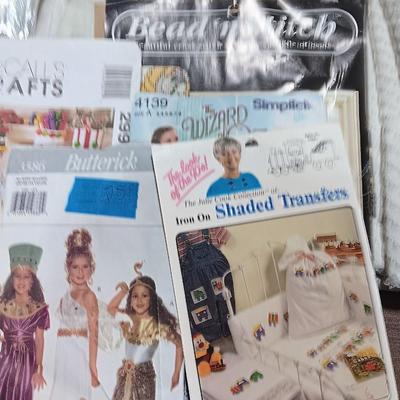 Sewing patterns and Sewing items - Yarn - craft kits
