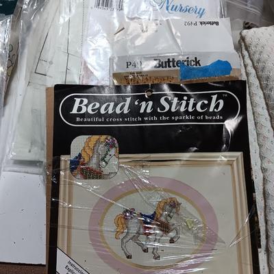 Sewing patterns and Sewing items - Yarn - craft kits