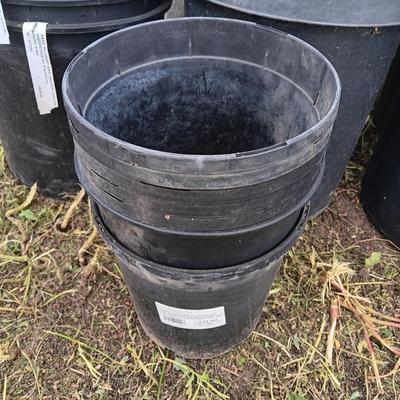 Assortment of gardening plant pots - large and small