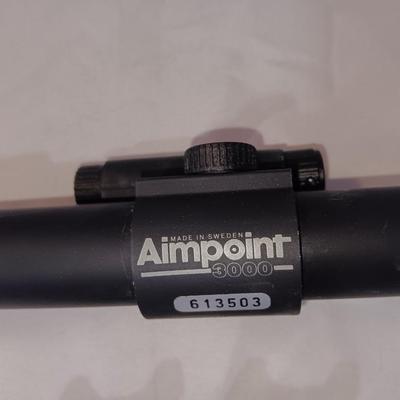 Aimpoint 3000 Rifle Scope with mounting brackets
