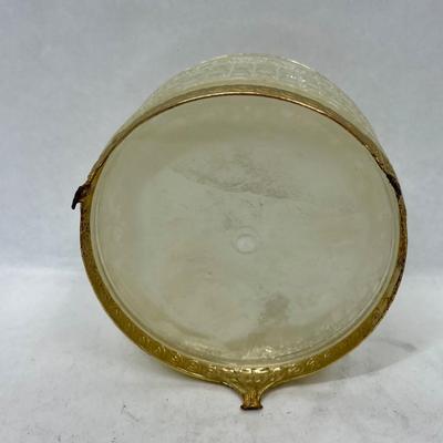 Lucite Powder Box or Jar Dresser Vanity