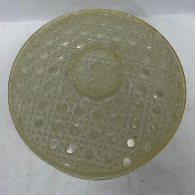 Lucite Powder Box or Jar Dresser Vanity