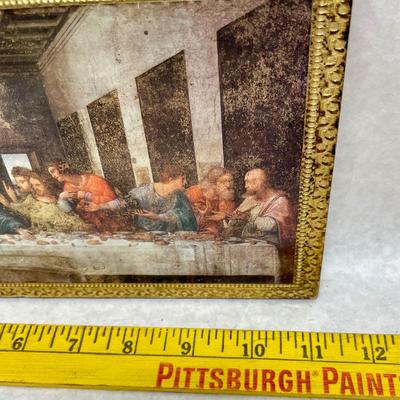 Decoupage-style Reproduction of Leonardo Da Vinci's The Last Supper