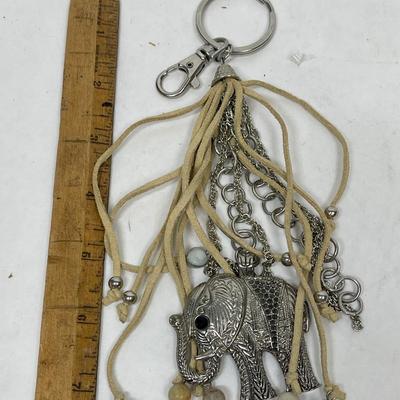 Elephant Keychain Dangler