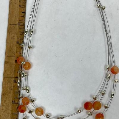 Costume Jewelry Beaded Necklace