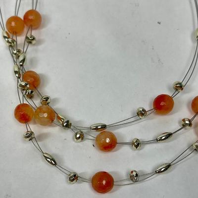 Costume Jewelry Beaded Necklace