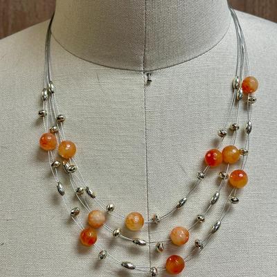 Costume Jewelry Beaded Necklace