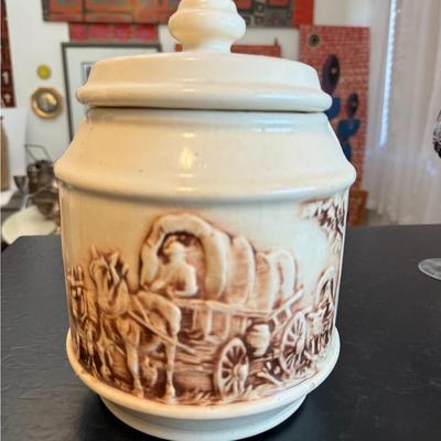 MCCOY PIONEER WAGON COOKIE JAR