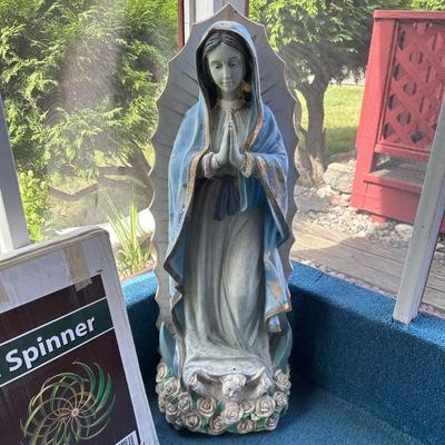 Wind spinner, and Mary