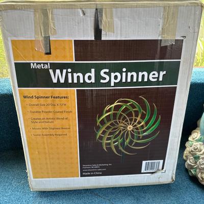 Wind spinner, and Mary