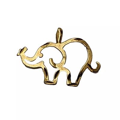 Michael Anthony 14K Yellow Gold Lucky Elephant Pendant Charm
