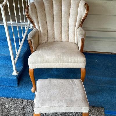 Chair and ottoman