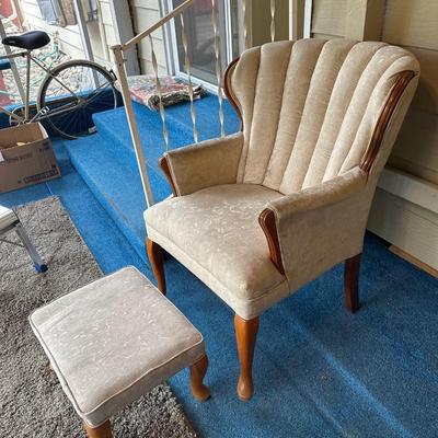 Chair and ottoman