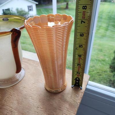 Lot of 13 Art Glass, Bowls, Vases, Paperweight, Pig Bank, Fenton, Anchor Hocking, Imperial Glass owl