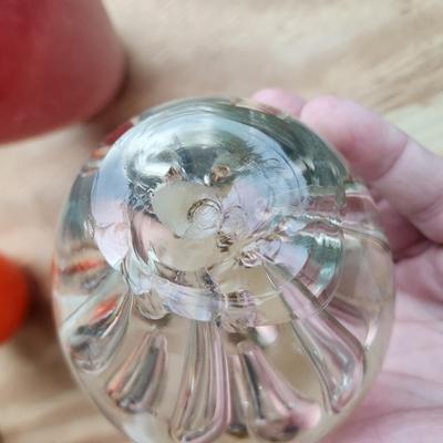 Lot of 13 Art Glass, Bowls, Vases, Paperweight, Pig Bank, Fenton, Anchor Hocking, Imperial Glass owl