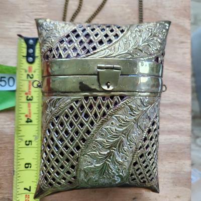 Vintage Metal Clutch Purse