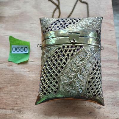 Vintage Metal Clutch Purse