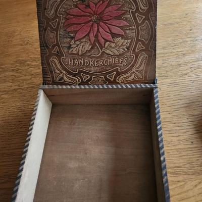 Victorian Handkerchief Box